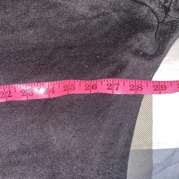 Ardene  black oversized pull 3/4 gold tone zipper sweater Sz XL - Picture 6 of 12